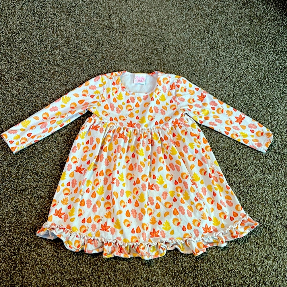 Stitchy Fish Thanksgiving dress